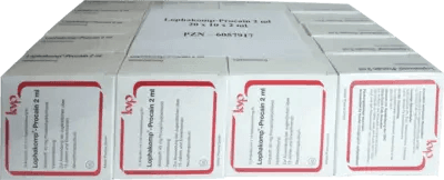 Procaine hydrochloride, LOPHAKOMP Procaine 2 ml injection solution UK