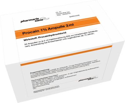 PROCAINE Röwo 1% ampoules 2 ml UK