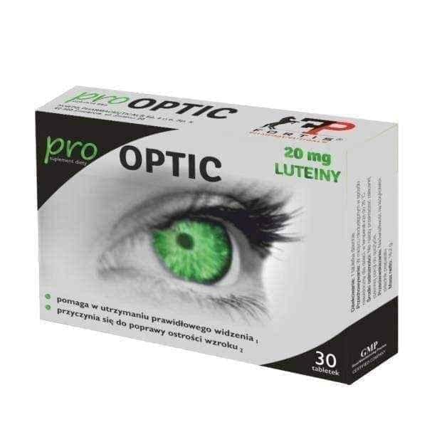 PROOPTIC x 30 tablets, eyes vitamins, vitamins for eyes, vitamins for eye health UK