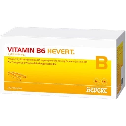 Pyridoxine hydrochloride, VITAMIN B6 HEVERT ampoules UK