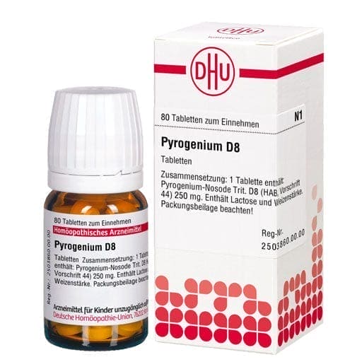 PYROGENIUM D 8 tablets UK