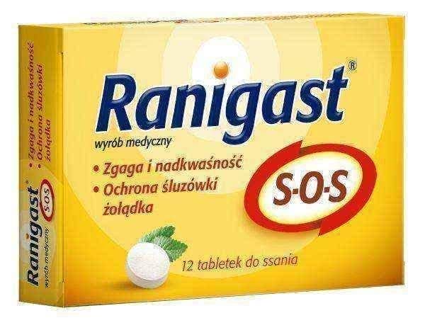 Ranigast SOS x 12 lozenges UK