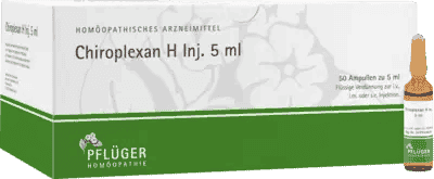 Recalcification, bony tissue, CHIROPLEXAN H ampoules UK