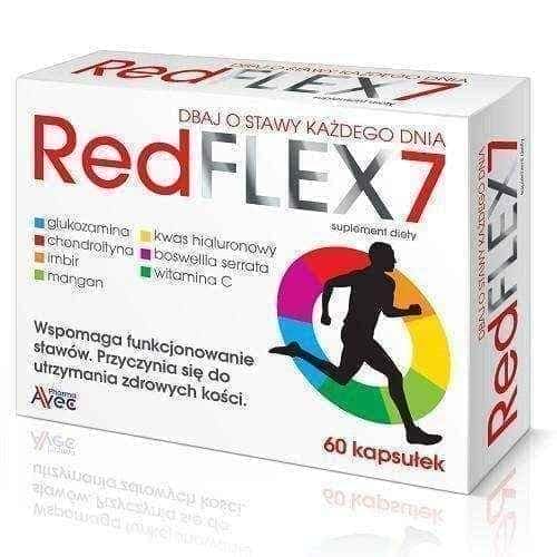 Redflex 7 x 60 Capsules, boswellia serrata, ginger root UK