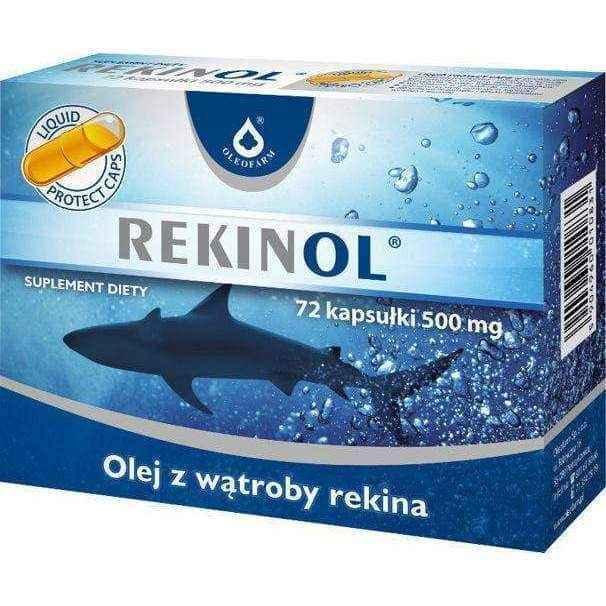 REKINOL 72 x 500mg capsule, immune system diseases UK