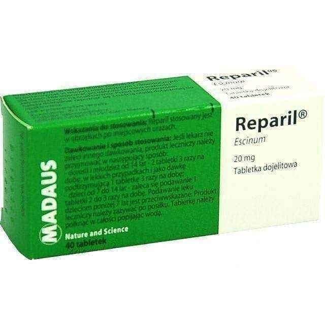REPARIL, varicose veins pain UK