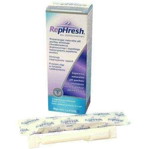 REPHRESH vaginal gel 5g x 3 applicators, womens ph balance UK