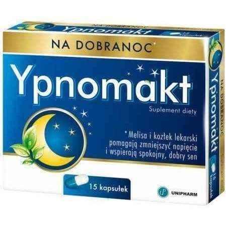 Restful sleep, Ypnomakt x 15 capsules UK
