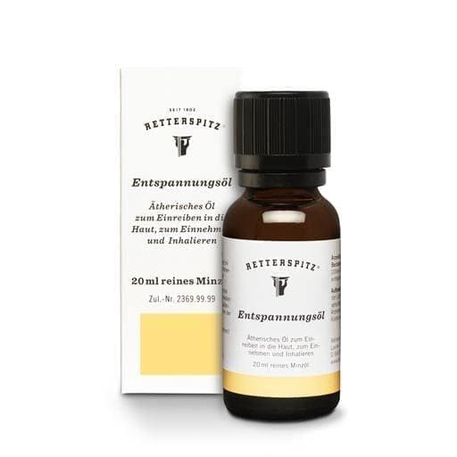 RETTERSPITZ relaxation oil 20 ml mint oil, muscle and nerve pain UK