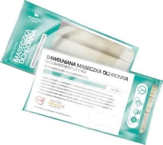 Reusable cotton protective face mask black x 1 piece UK