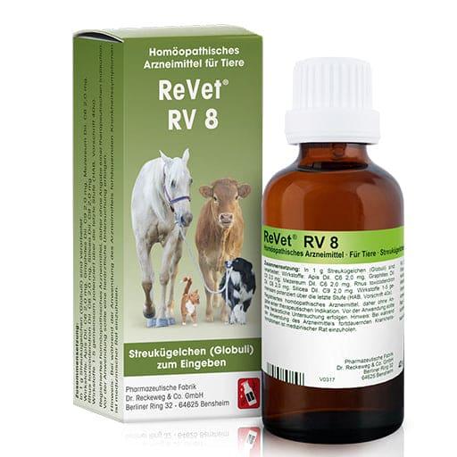 REVET RV 8 globules vet. UK