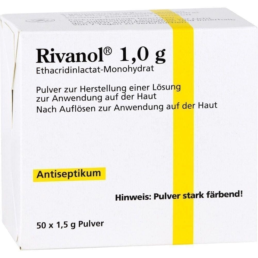 RIVANOL 1.0g body cavities powder UK