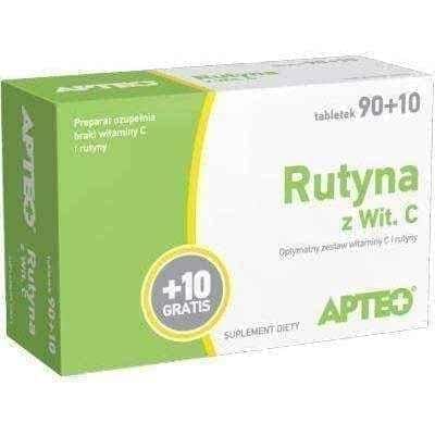 ROUTINE WITH VITAMIN C Apteo x 100 tablets UK