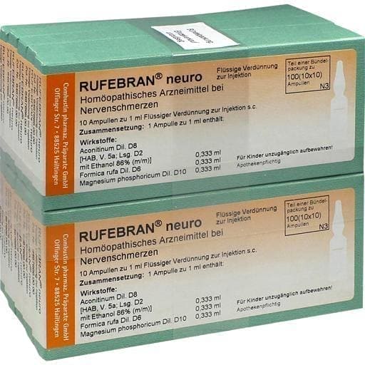 RUFEBRAN neuro Nerve Pain face ampoules UK