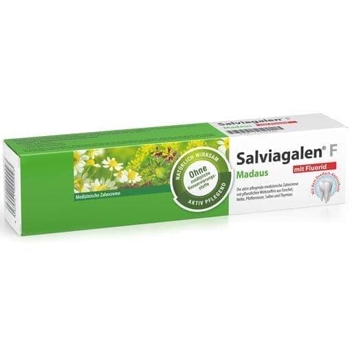 SALVIAGALEN F Madaus toothpaste, tooth decay, periodontitis, bad breath UK