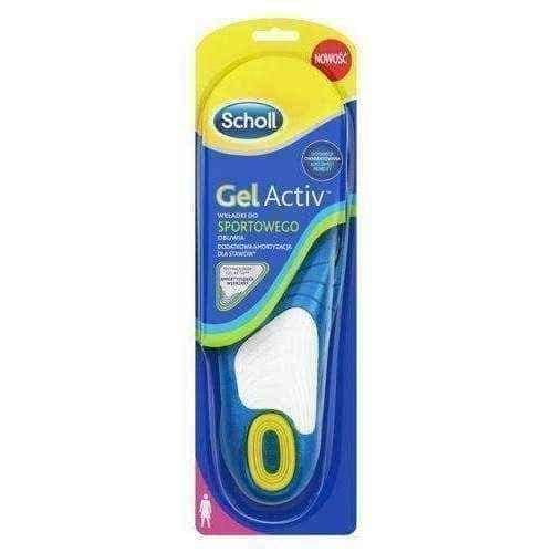 SCHOLL GelActiv Woman insoles sports shoes size 38-41 x 2 pieces UK