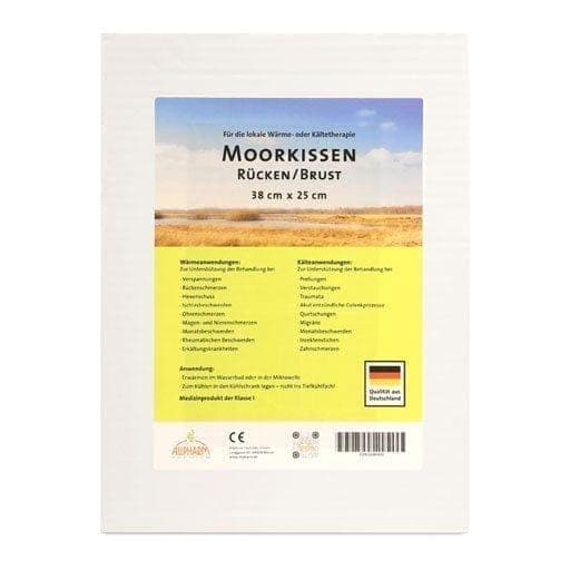 Sciatica, lumbago, earache, Lower back pain, Moor pillow back, chest old pond 25x38 cm UK