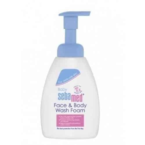 SEBAMED BABY Face and body wash foam 400ml. UK