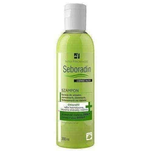 Shampoo for dark hair, SEBORADIN 200ml UK