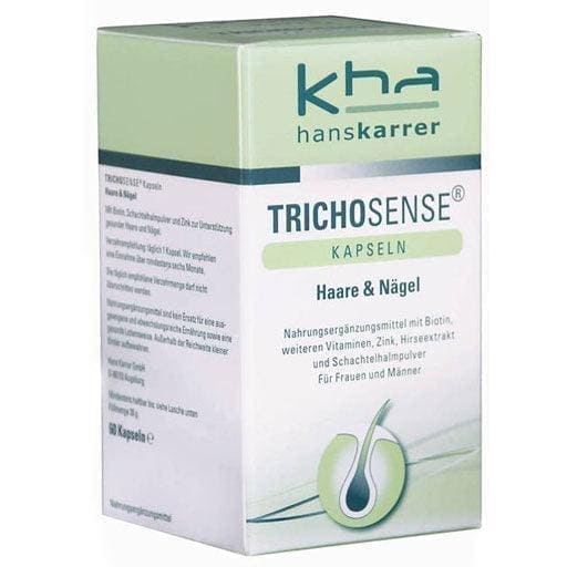 Silicon, millet, horsetail extract, biotin, vitamins, zinc, TRICHOSENS