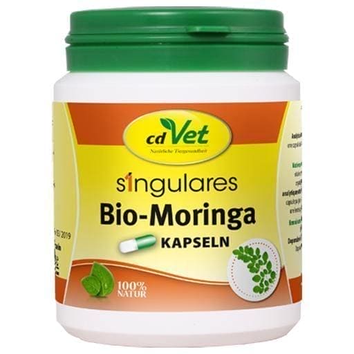SINGULARES organic moringa capsules vet. 200 pcs dog, cat UK