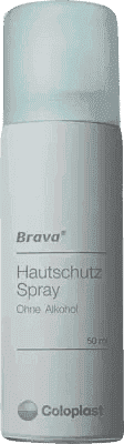 Skin protection spray, BRAVA, Coloplast UK