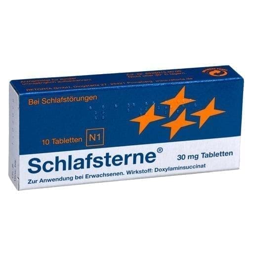 SLEEPING STARS, doxylamine succinate, sleep disorders, insomnia UK