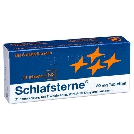 SLEEPING STARS, doxylamine succinate, sleep disorders, insomnia UK