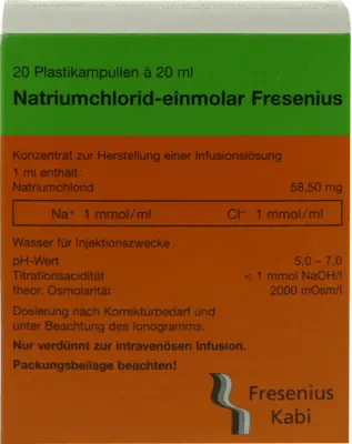 Sodium chloride monomolar Fresenius UK