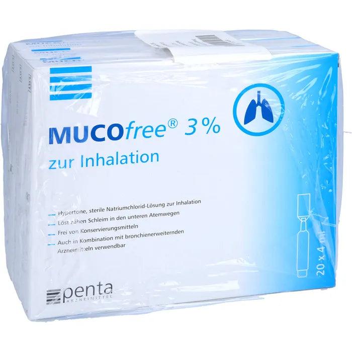 sodium chloride, MUCOFREE 3% for inhalation UK