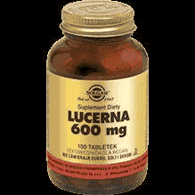 Solgar Lucerne 600mg x 100 tablets, alfalfa supplement, chlorophyll UK