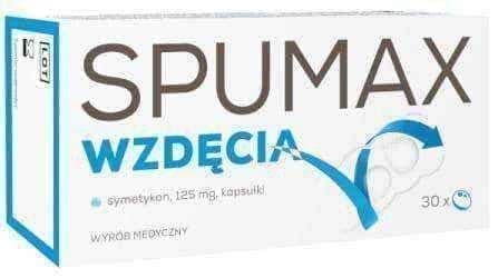 Spumax Bloating x 30 capsules, Spumax Flatulence UK