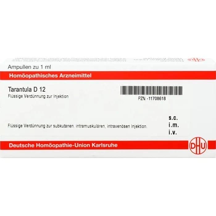 TARANTULA D 12, Tarentula cubensis, gangrene, septicaemia, toxaemia UK