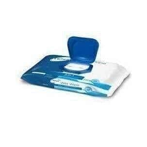 TENA WET WIPES 3in1 x 48 wipes cleanses the skin of impurities UK-USA UK