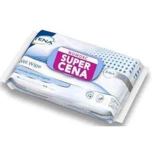 TENA WET WIPES Cleansing wipes x 80 pieces UK