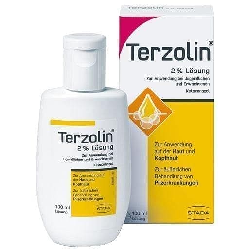 TERZOLIN (shampoo) 2% cure dandruff fungus Ketoconazole solution UK