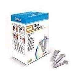 Thin Lancets x 50 pieces UK