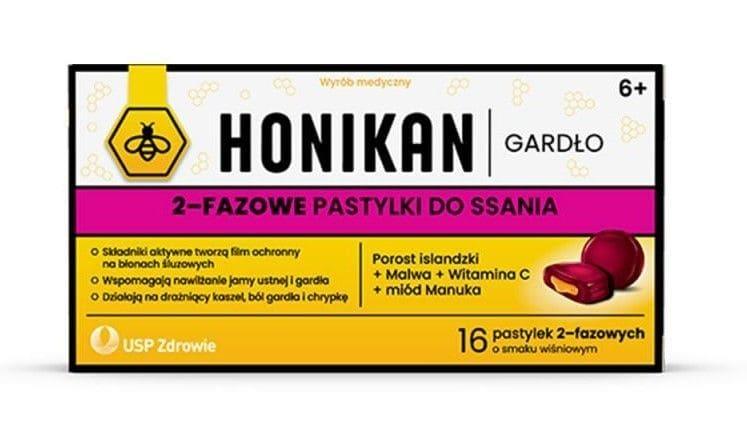 Throat lozenges, Honikan 2-phase 16 UK