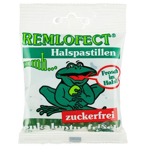 Throat pastilles, REMLOFECT, sugar-free eucalypt.fresh UK