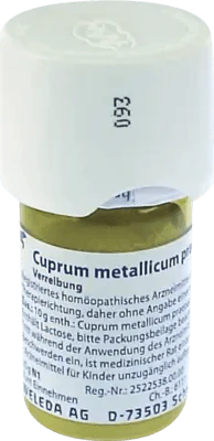 Treatment of convulsions, epilepsy, CUPRUM METALLICUM praep.D 6 Trituration UK