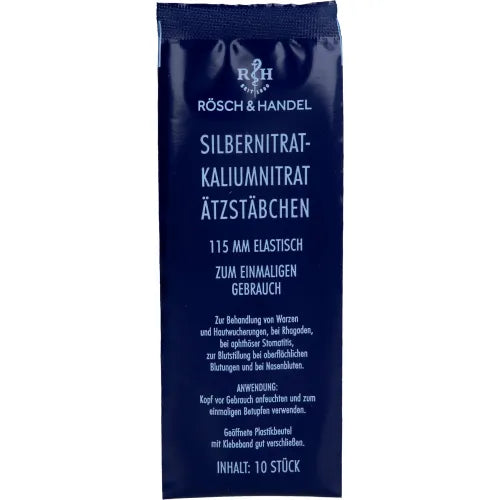 treatment of warts and skin growths, for rhododendrons Silver nitrate-potassium nitrate etching sticks