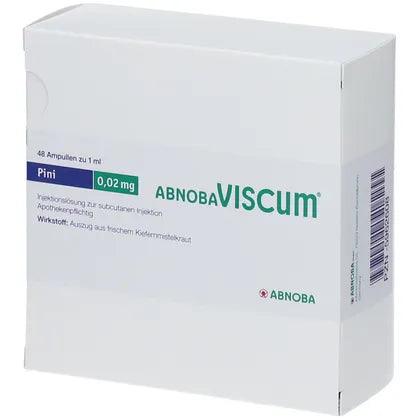 Tumor, treatment of tumor diseases, ABNOBAVISCUM Pini 0.02 mg ampoules UK