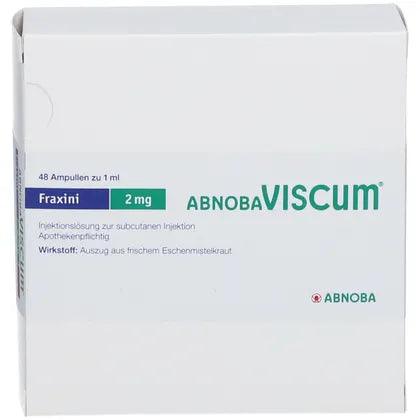 Tumor, treatment of tumor, mistletoe ash, ABNOBAVISCUM Fraxini 2 mg ampoules UK