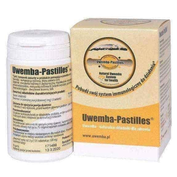 Uwemba-Pastilles x 135 tablets UK