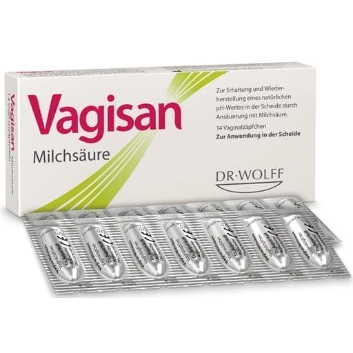 Vaginal infection treatment, Chronic bacterial vaginosis, VAGISAN lactic acid vaginal suppositories UK