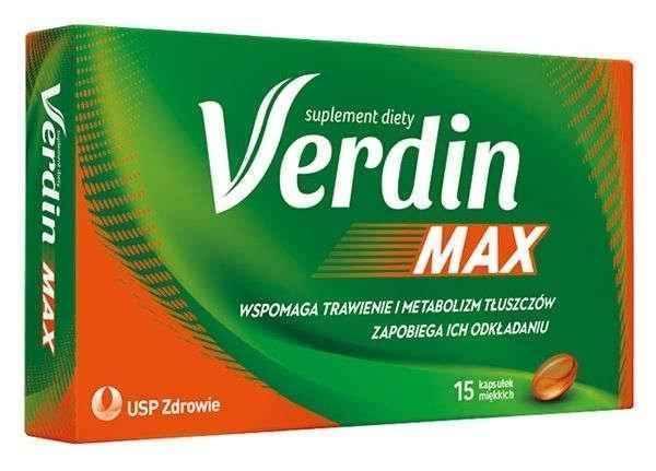Verdin Max, turmeric rhizome extract, curcumin UK