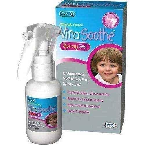 VIRASOOTHE Spray gel alleviating symptoms of chickenpox, treatment for chickenpox UK