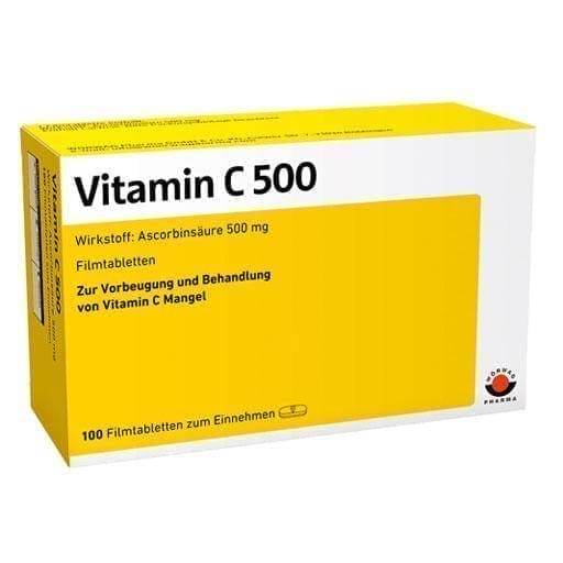 VITAMIN C 500 film-coated tablets UK