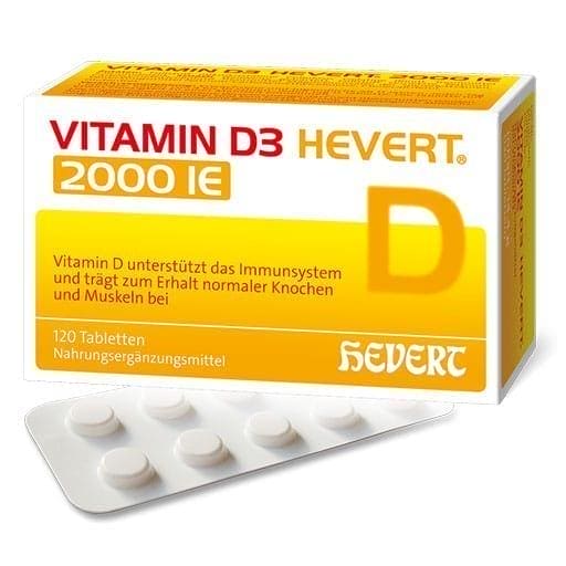 VITAMIN D3 HEVERT 2,000 IU tablets UK