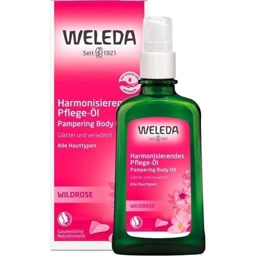 WELEDA wild rose harmonizing care oil, Jojoba oil, Almond oil, Rosehip seed oil UK